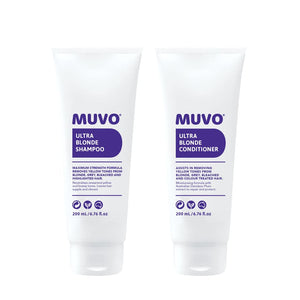 MUVO Ultra Blonde Shampoo and Conditioner 200ml Duo - 