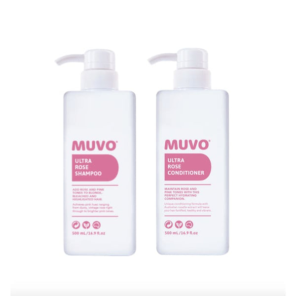 MUVO Ultra Rose Shampoo and Conditioner 500ml Duo - Haircare