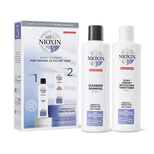 Nioxin System 5 Duo 300ml Shampoo And Conditioner Free 