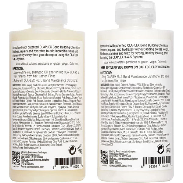 Olaplex Pack: No.4 + No.5 - Daily Cleanse and Condition Duo - 500Ml (2X 250Ml)